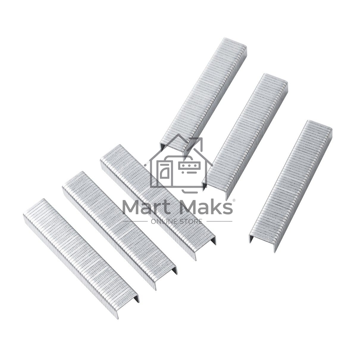 Набор скоб для степлера (Тип D) Deli DL238011 (8 х 11,2 х 1,2мм * 2000 шт) нержавеющая сталь.