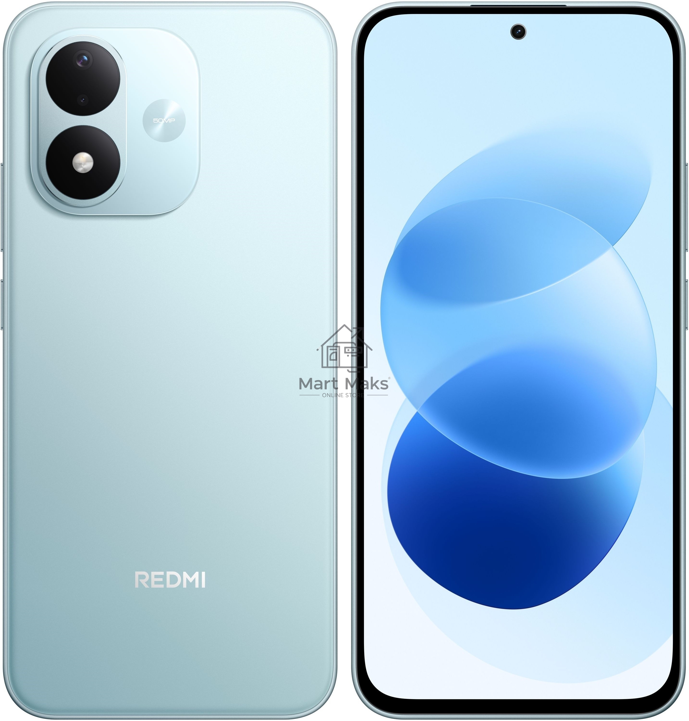 Смартфон Xiaomi Redmi Note 17 4Gb, 128Gb, синий /Sky Teal