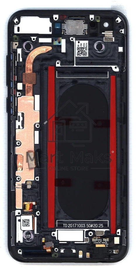 Дисплей для Asus ZS551KL с рамкой, серый
