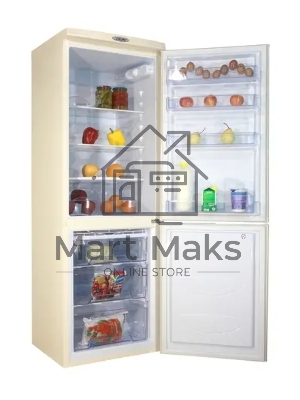 Холодильник DON R-290 BE бежевый мрамор двухкамерный 209/101л морозилка снизу