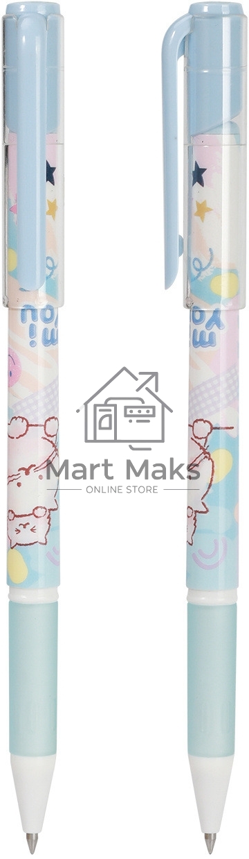 Ручка гелевая Deli MiYou EG15-BL ассорти, d=0.5мм, синие чернила