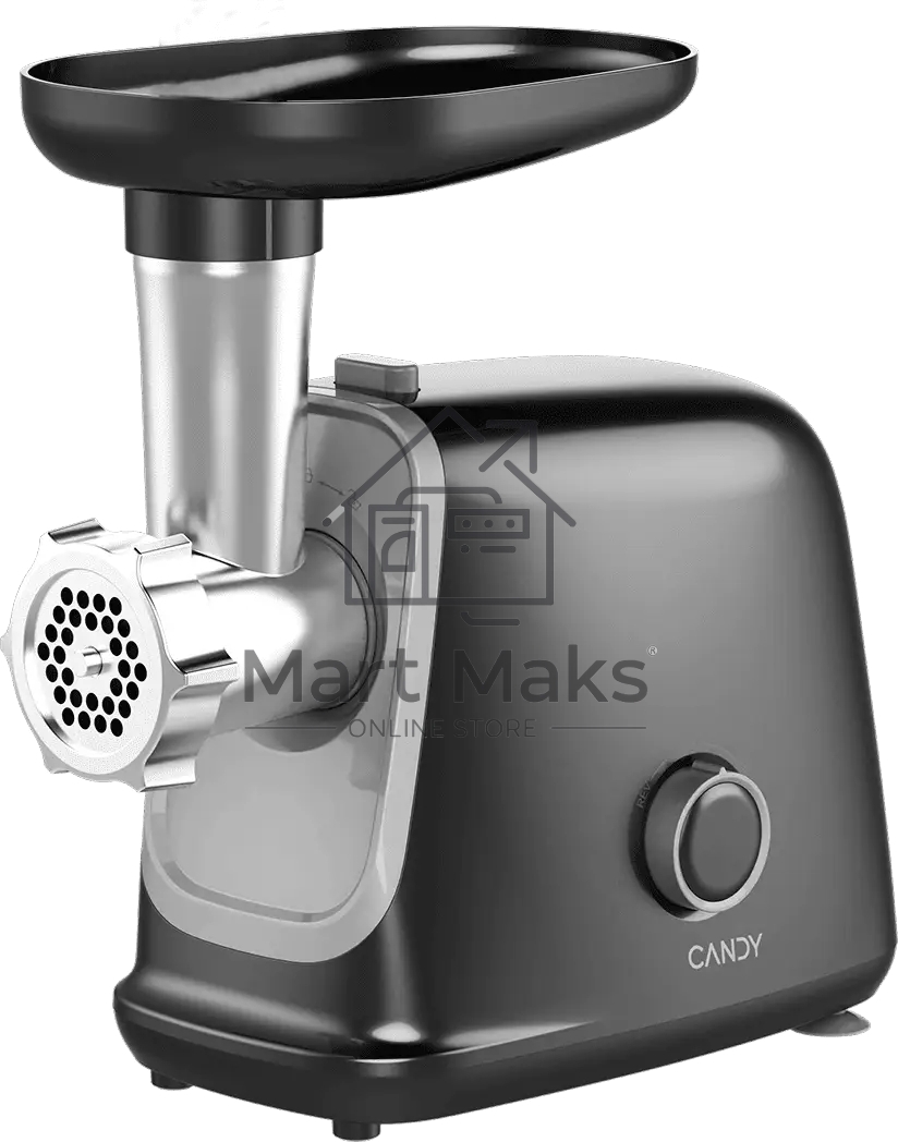 Мясорубка электрическая Candy CG-104 черный, 1800 Вт, 2.0 кг/мин, реверс, защита от перегрузки, насадки - 5