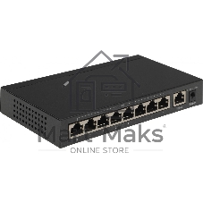 Коммутатор TP-Link TL-SF1009P, 8×100 Мбит/с PoE+ + 1×100 Мбит/с Uplink, неуправляемый