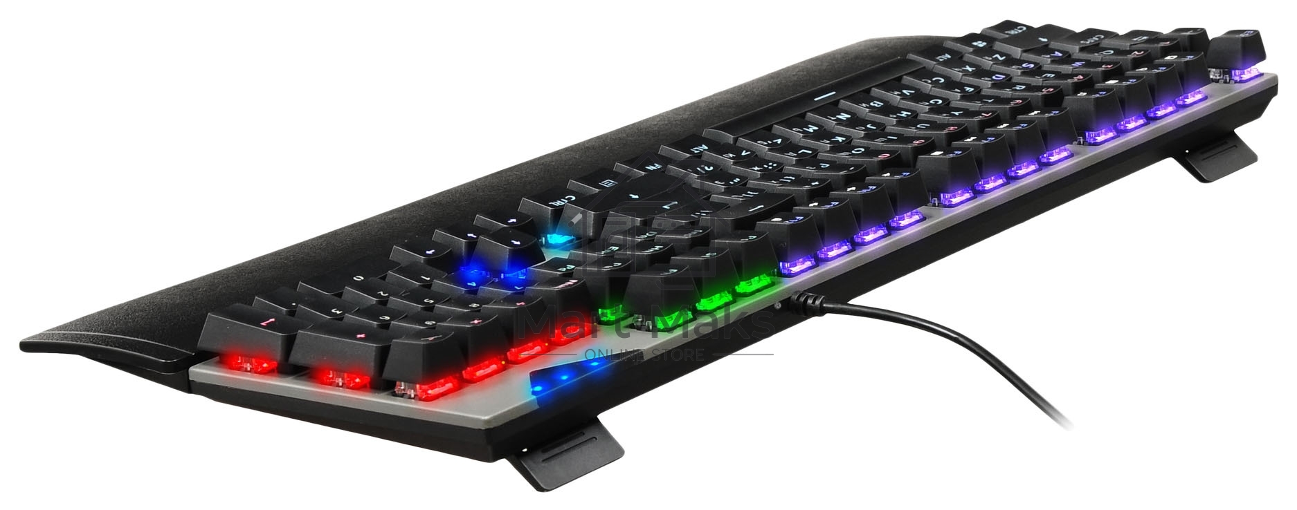 Клавиатура Оклик 935G RAGNAR механическая черный USB Multimedia for gamer LED