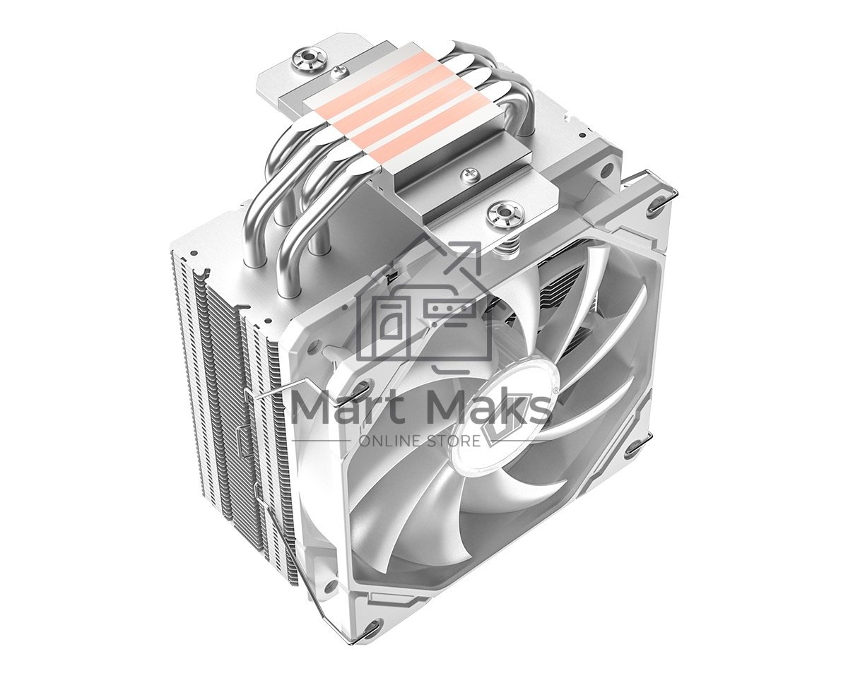 Кулер ID-COOLING SE-224-XTS ARGB белый 120мм алюминий+медь 1500rpm 29db 4-pin 220W 151мм