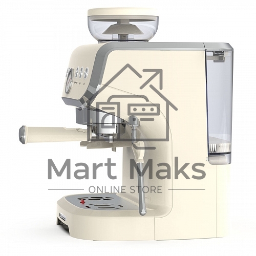 Кофейная станция BQ CM5000 бежевый, исп. кофе - зерновой/молотый, 2 л, 1560 Вт, 15 бар