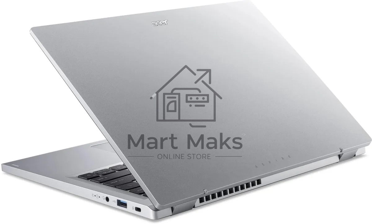 Ноутбук Acer Aspire Go 14 AG14-21P Ryzen 3 7320U 8Gb SSD 256Gb AMD Radeon Graphics 14 WUXGA IPS Cam 50Вт*ч No OS Серебристый AG14-21P-R4XC NX.KXDCD.008