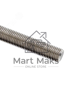 Шпилька Крепдил DIN 976-1 М10х1000 резьбовая покрытие цинк