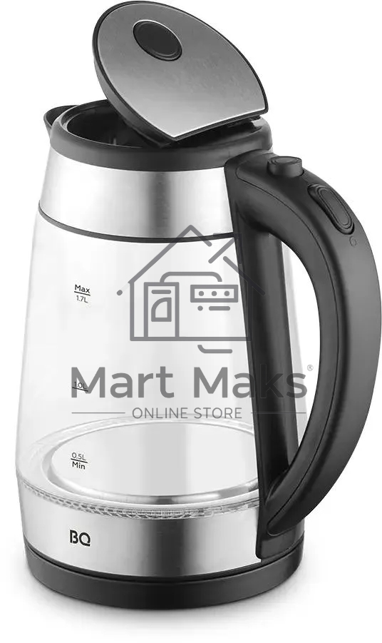 Чайник электрический BQ KT1738G черный/стальной