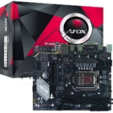 Материнская плата AFOX IH410D4-MA-V2, LGA 1200, Intel H410, 2xDDR4, 3xSATA, 1xM.2, 1xPCIe 3.0 x16, 1xPCIe 3.0 x1, 1xVGA, 1xDVI, 1xHDMI, 1x1Gb LAN, 2xUSB-A 5Gbps, 4xUSB-A 2.0, 5.1, mATX