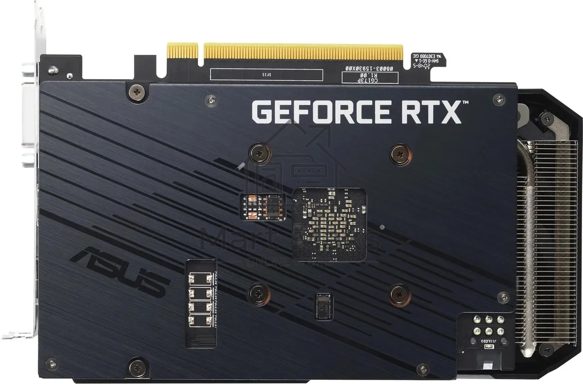 Видеокарта Asus NVIDIA GeForce RTX 3050 8192Mb DUAL-RTX3050-O8G-V2 PCI-E 4.0 128 GDDR6 1822/14000 HDMIx1 DPx3 HDCP Ret