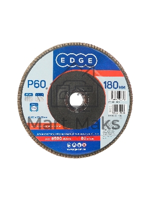 Круг лепестковый торцевой Edge by Patriot 180 ммx22,23 ммxP60