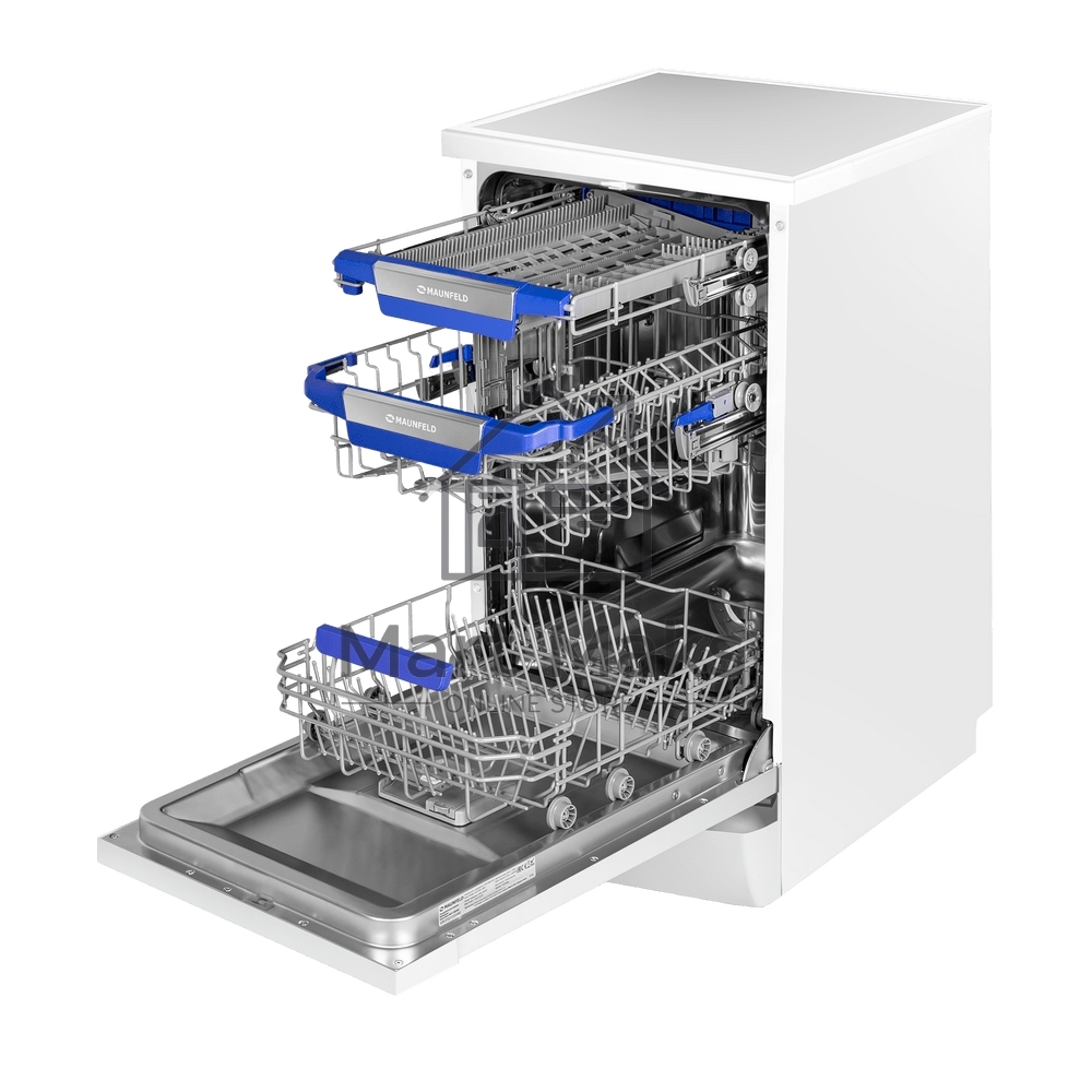 Посудомоечная машина MAUNFELD MWF45230W, белый, 45 см, 10 компл., 49 дБ, класс A++