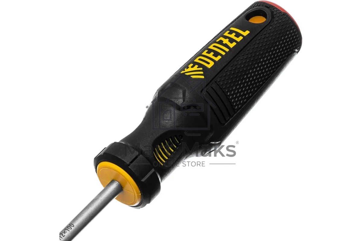 Отвертка Denzel PH2х100 мм, S2, 3к рукоятка