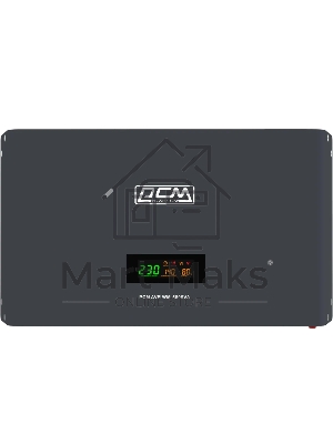 Стабилизатор напряжения Powercom WM-5000VA 4000Вт 5000ВА графитовый
