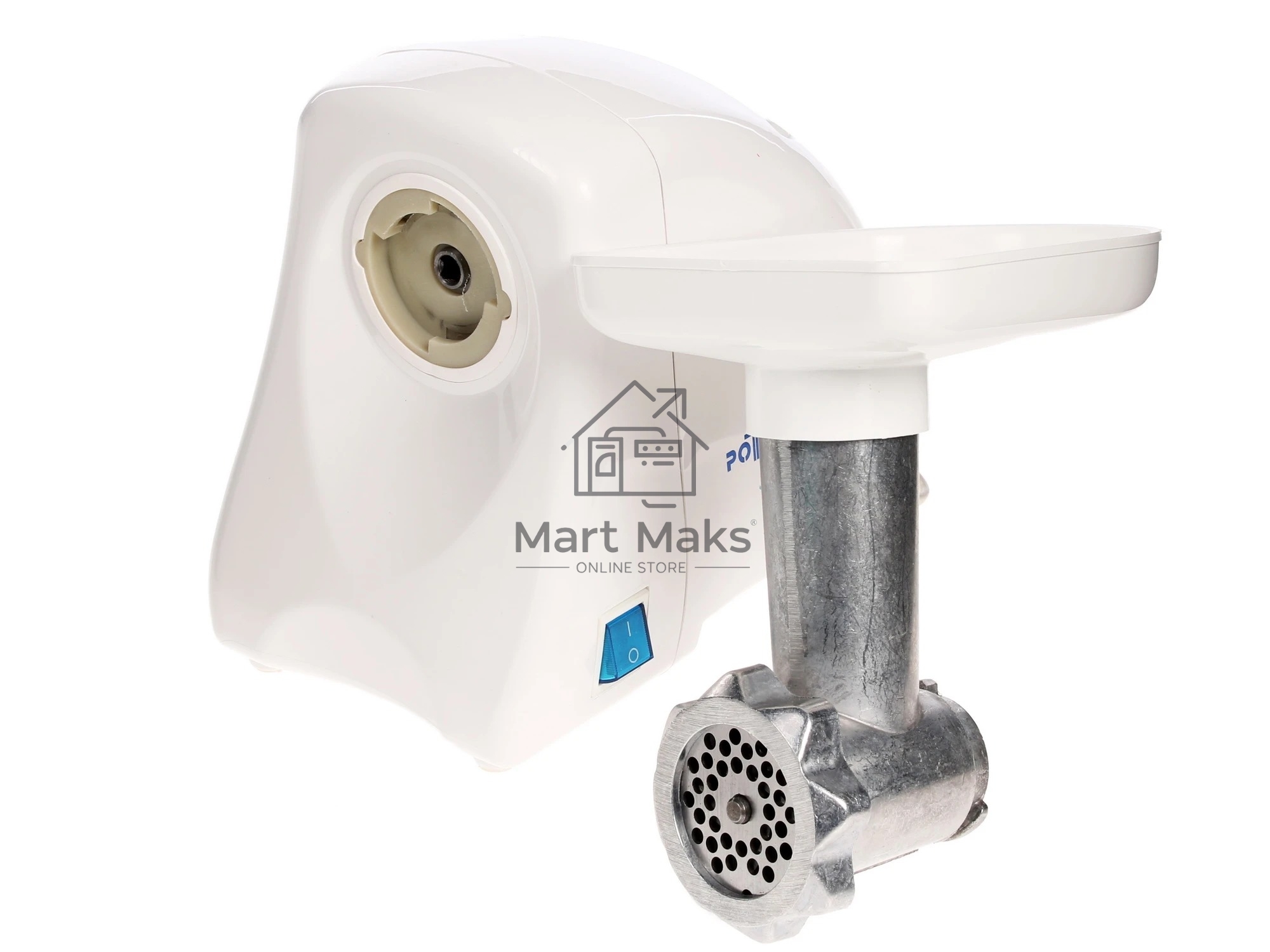 Мясорубка электрическая Ротор Экстра М ЭМШ 35/250-1 белый, 1500 Вт, 0.6 кг/мин, защита от перегрузки, насадки - 2