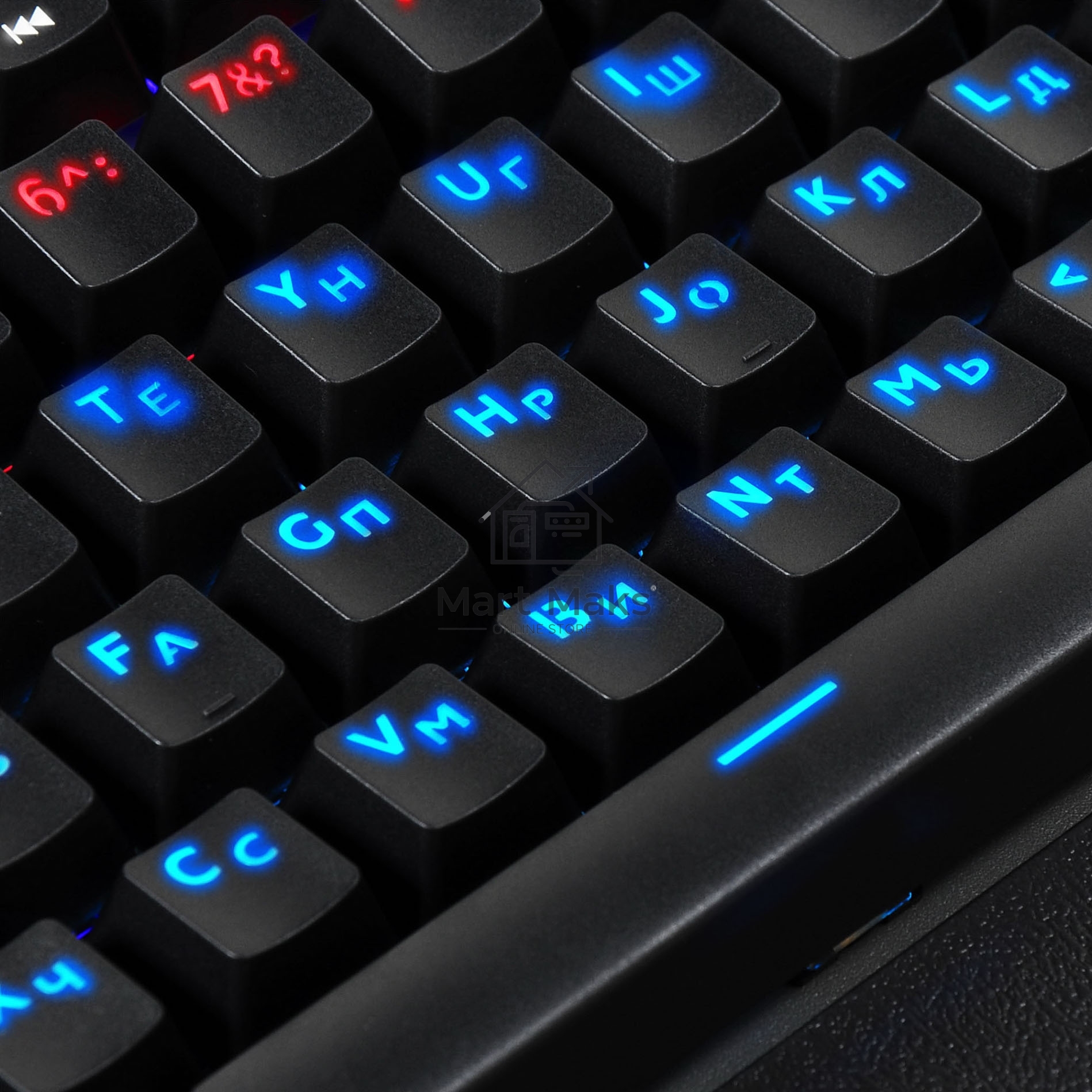 Клавиатура Оклик 935G RAGNAR механическая черный USB Multimedia for gamer LED