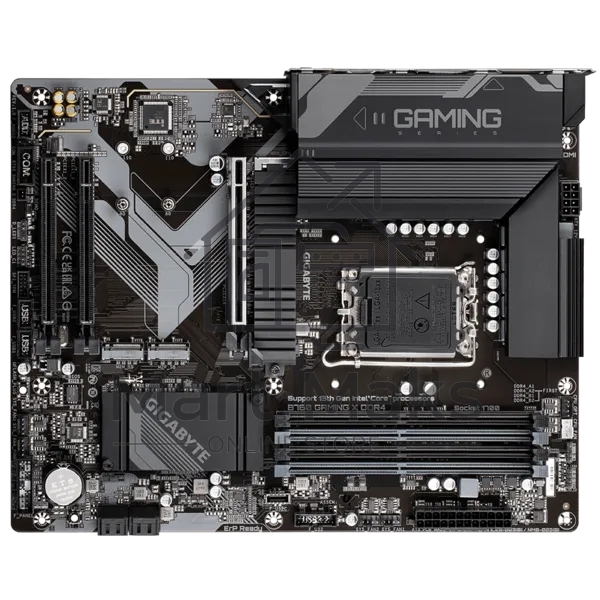 Материнская плата Gigabyte B760 GAMING X DDR4, LGA 1700, Intel B760, 4xDDR4, 4xSATA, 3xM.2, 1xPCIe 4.0 x16, 2xPCIe 3.0 x1, 1xHDMI, 1xDP, 1x 2.5Gb LAN, 1xUSB 3.2 Gen 2, 2xUSB-A 3.2 Gen 1, 5xUSB-A 2.0, 6x3.5 мм, 7.1, ATX