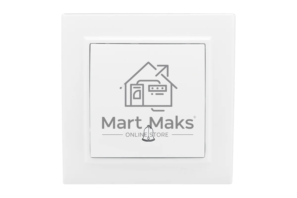 Кнопка звонка EKF ERV10-026-10 СП, Минск, 10А, белый