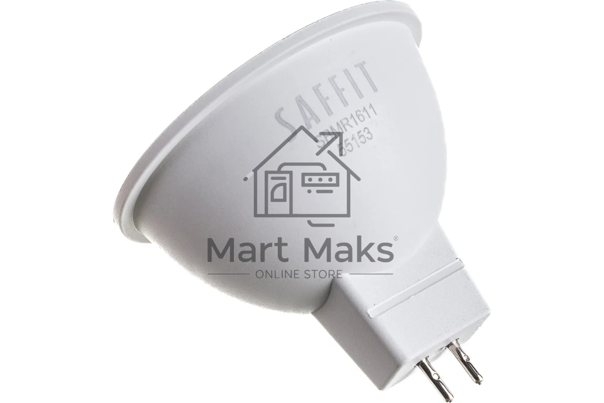 Лампа светодиодная SAFFIT SBMR1611 (55153) 11 вт 230в GU5.3 дневной