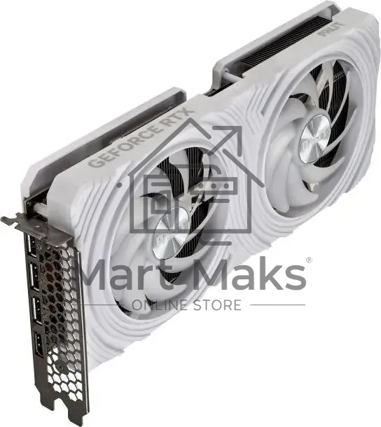 Видеокарта Palit RTX4070 DUAL WHITE NVIDIA GeForce RTX 4070 12Gb 192bit GDDR6X PCI-E 4.0 1920/21000 HDMIx1 DPx3 HDCP Ret