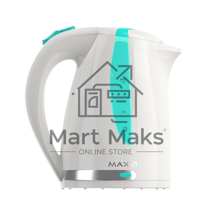 Чайник электрический MAXVI KE1701P белый-green