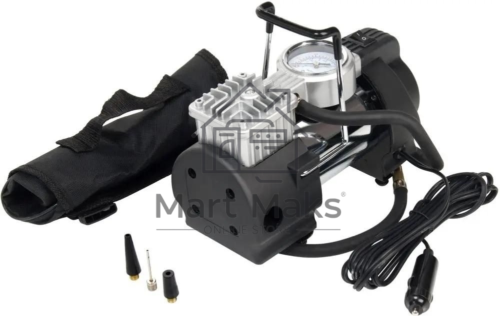 Компрессор STARWIND CC-240 Максимальный ток потребления 15 A. Максимальное давление, атм.10.2. Напряжение питания 12 В. Производительность 35 л/мин. Длина шланга 0.75 м. Длина провода питания 3 м.