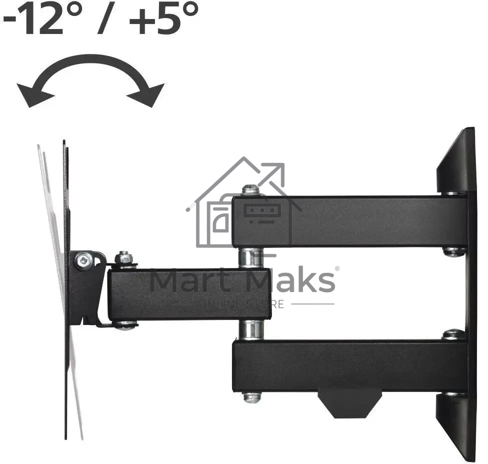 Кронштейн для телевизора Hama 00220822 черный 19