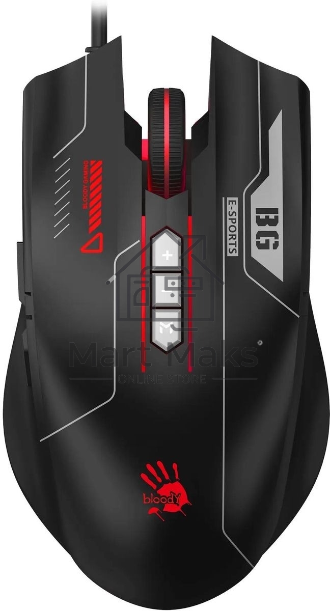 Комплект клавиатура+мышь A4Tech Bloody B1700 проводной, USB, 6000 DPI, чёрный