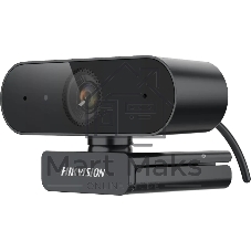 Веб-камера Hikvision DS-U04 2560x1440, 30 кадр/с, USB, микрофон, автофокус, крепление на мониторе, автоосвещение