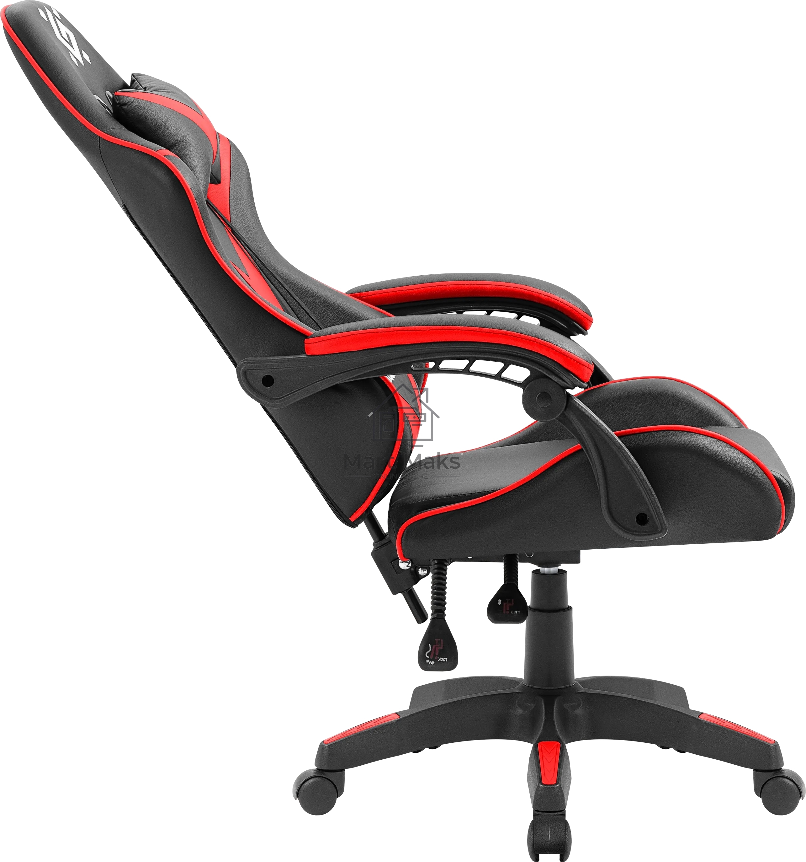 Кресло игровое Defender XCOM BLACK/RED PU