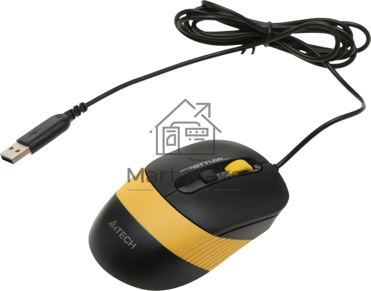 Клавиатура + мышь A4Tech Fstyler F1110 клав:черный/желтый мышь:черный/желтый USB Multimedia (F1110 BUMBLEBEE)