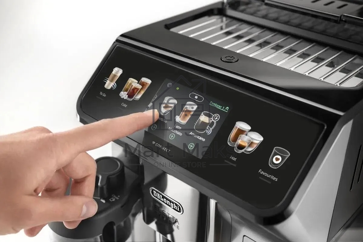 Кофемашина автоматическая DeLonghi Eletta Explore ECAM450.65.S серебристый, исп. кофе - зерновой/молотый, 1.8 л, 1450 Вт, 19 Бар.