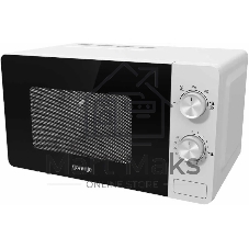 Микроволновая печь Gorenje MO20E1W белый, 20 л, 800 Вт, переключатели - поворотный механизм