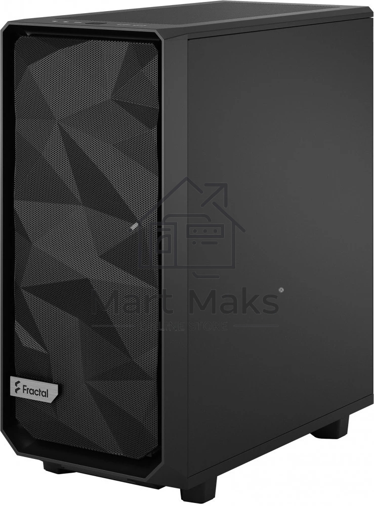 Корпус Fractal Design MESHIFY 2 COMPACT BLACK - TG / ATX, TG / 2x140mm & 1x120mm fans inc. / FD-C-MES2C-03