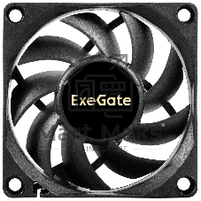 Вентилятор корпусной ExeGate EX07015S2P, 70 мм, 2500 об/мин, 23 дБ, 2-pin, без подсветки