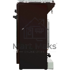 Плита газовая De Luxe 5040.32Г (КР) ЧР 014 коричневый, конфорок 4 шт, духовка 46 л, 50 см x 85 см x 50 см
