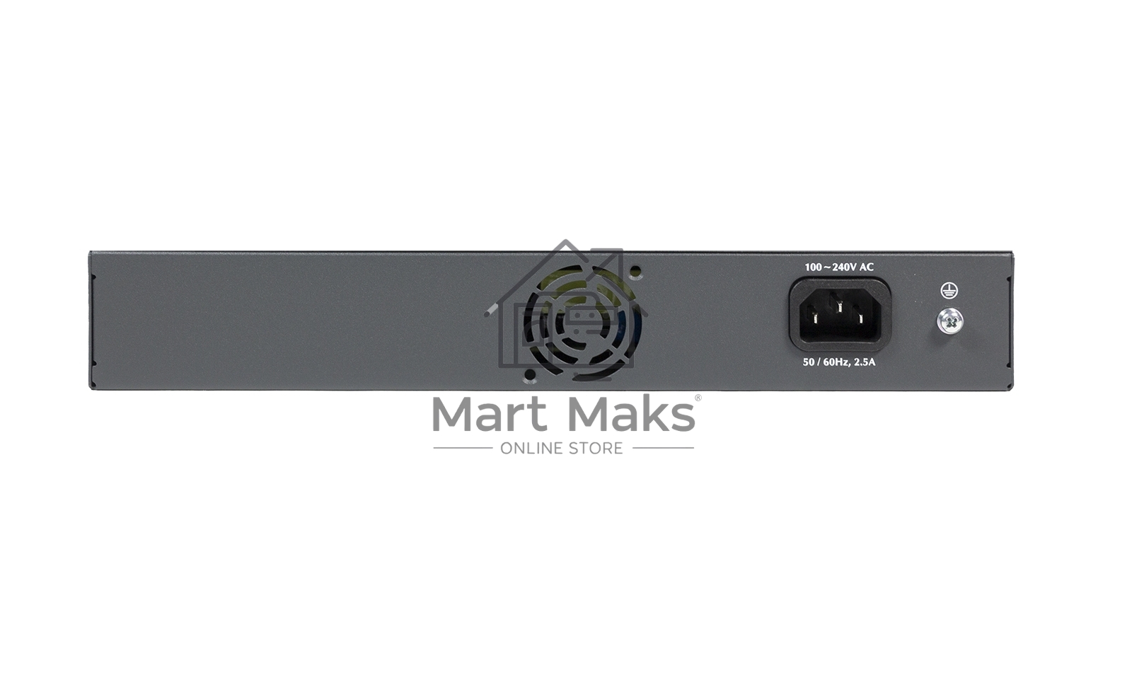 Коммутатор Managed L2 Switch 8x1000Base-T PoE, 2x1000Base-X SFP, PoE Budget 135W, RJ45 Console, 19