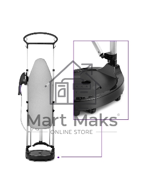 Гладильная система Kitfort КТ-992-1 1200Вт черный/фиолетовый