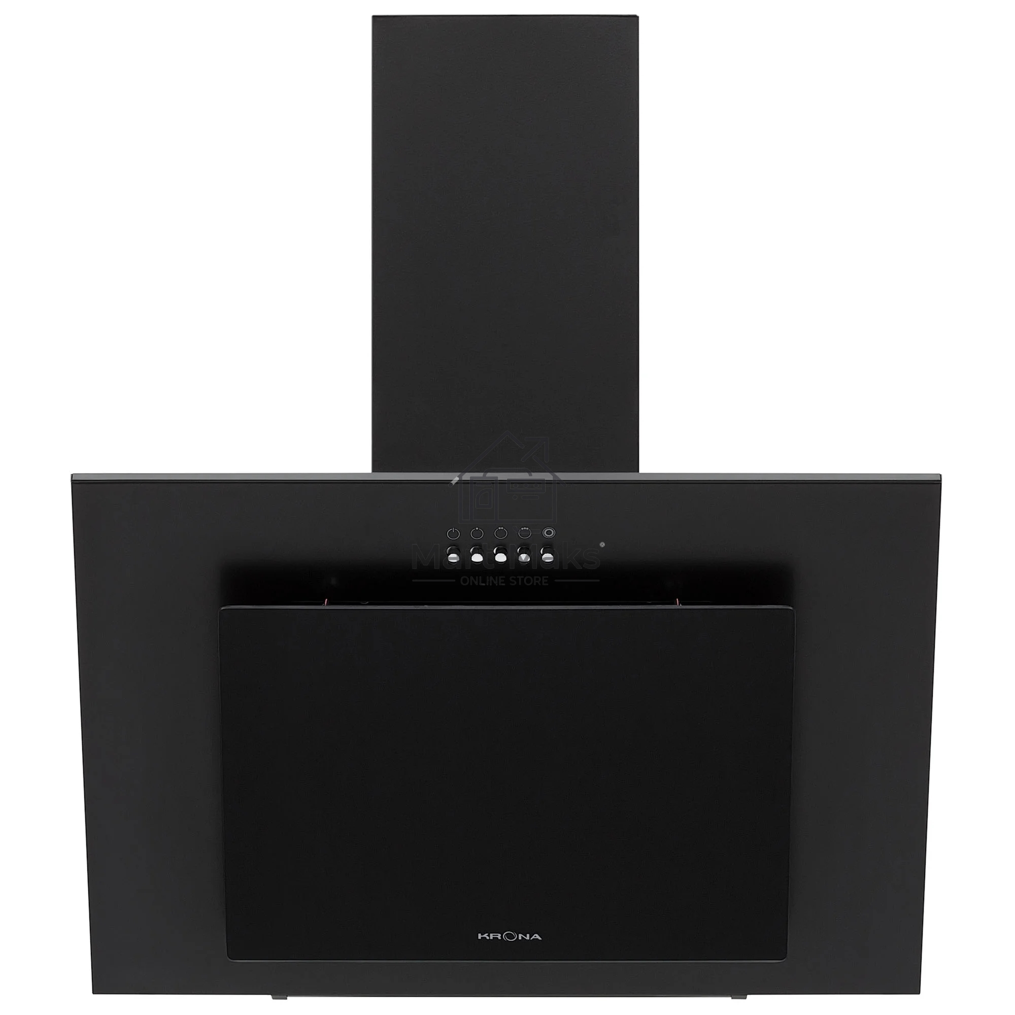 Вытяжка наклонная KRONA Vierkant 600 Black PB черный, 60 см, 890 куб. м/ч, 68 дБ