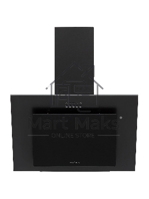 Вытяжка наклонная KRONA Vierkant 600 Black PB черный, 60 см, 890 куб. м/ч, 68 дБ