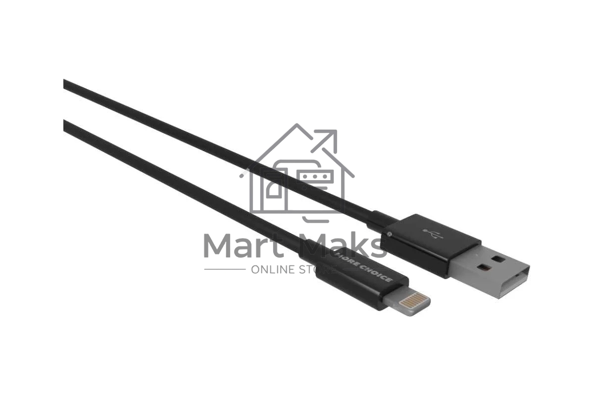 Зарядное устройство MORE CHOICE (4620202550286) NC69i 2USB 3.0A QC3.0 быстрая зарядка для Lighting 8-pin черный