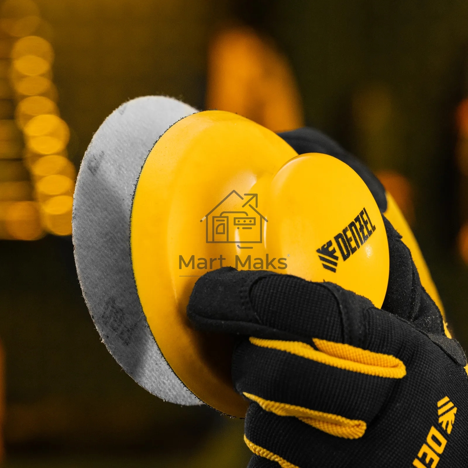 Брусок для шлифования Denzel круглый, 125 мм, с 