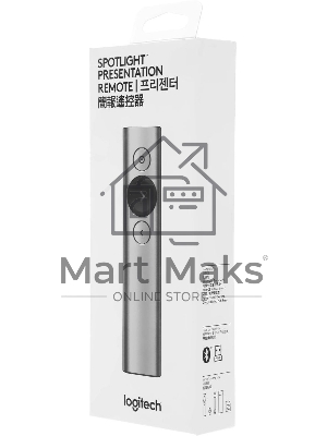 Презентер Logitech Spotlight Radio USB (30м) серый