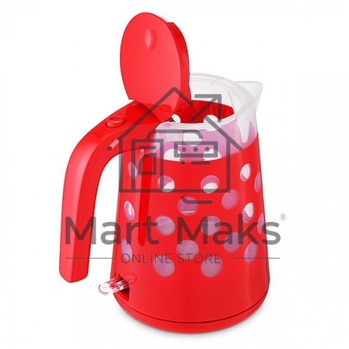 Чайник BQ KT1713P Red. Мощность:2200 Вт, Объем 1,7л, LED подсветка