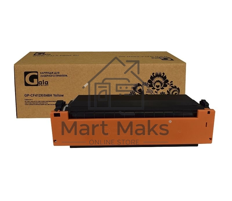 Картридж лазерный GalaPrint GP-CF412X №410X желтый (5000 стр) для HP LaserJet Pro M477/M452