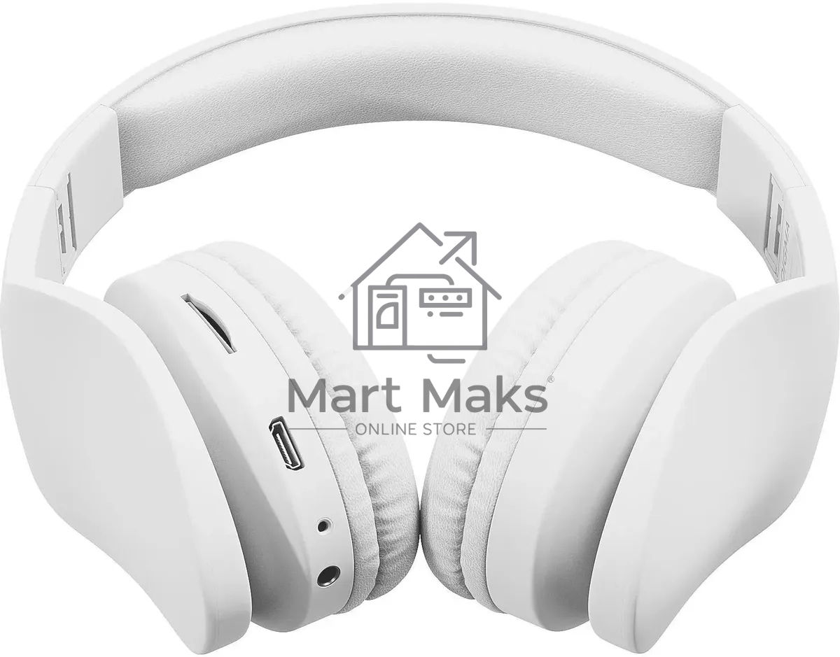 Гарнитура накладные Digma BT-17 белый/белый беспроводные bluetooth оголовье