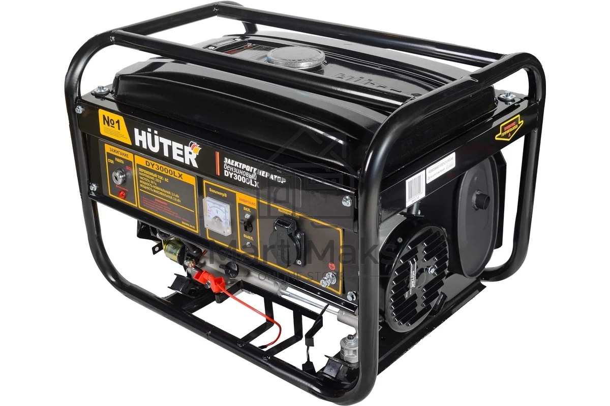 Электрогенератор дизельный Huter DY3000LX, 2.7 кВт, 67 дБ, 45 кг