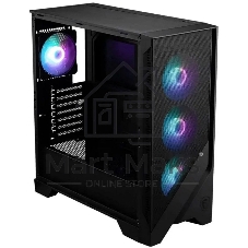 Корпус MSI MAG FORGE 320R Airflow, Midi-Tower, чёрный, 4 x 120 мм
