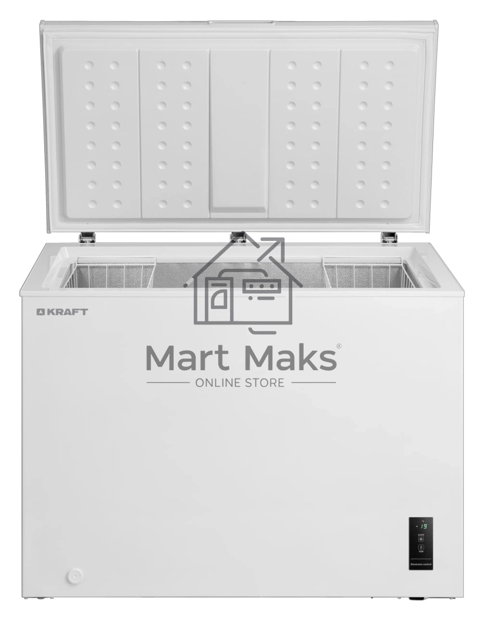 Морозильный ларь Kraft BD(W)-360BL белый, 345л